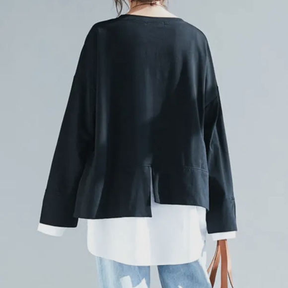 10 Chic Asymmetrical Tunic Top - Picture 5 of 5